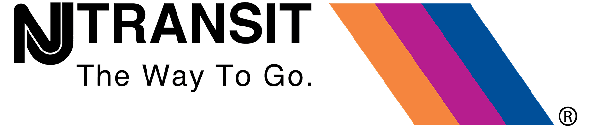 Colorful diagonal stripes on black background.